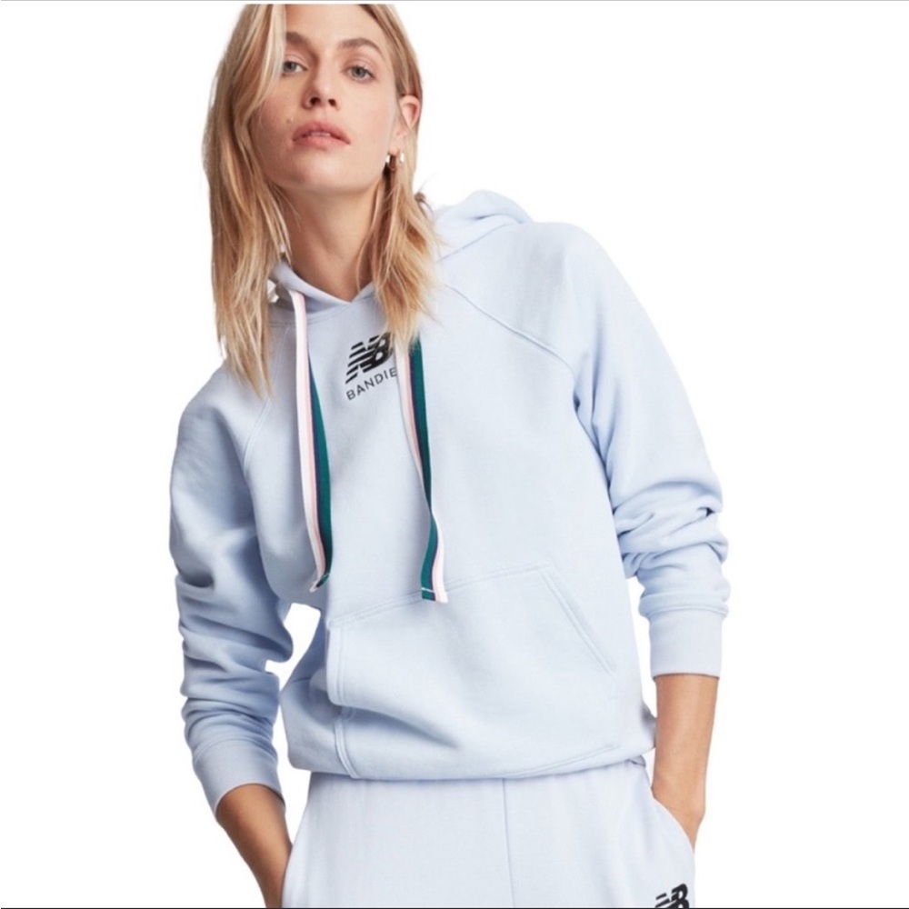 Bandier X New Balance Fleece Hoodie - Xenon Blue